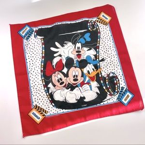 Vintage Disney Handkerchief Scarf Film Fab Four